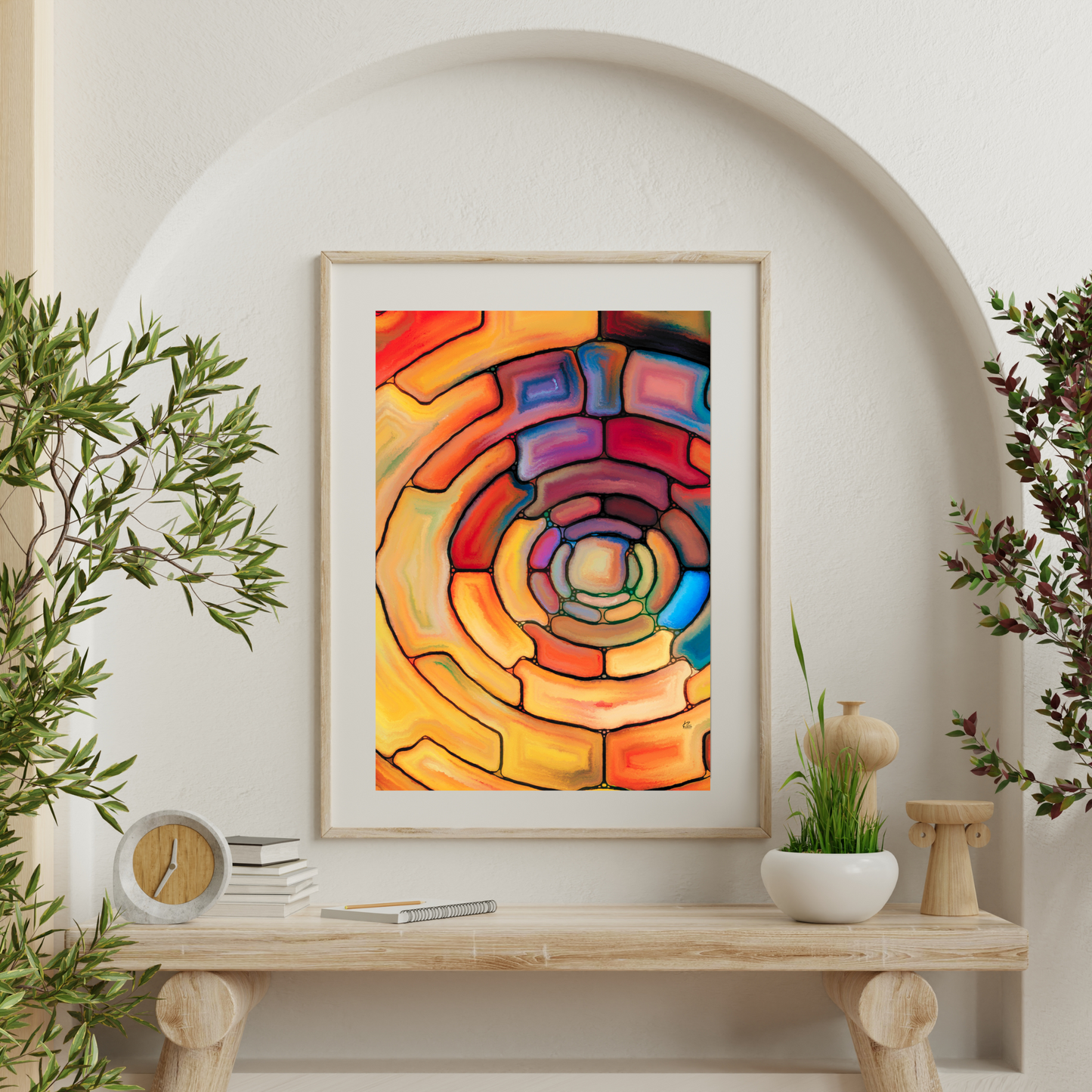 Portkey Abstract Art Poster