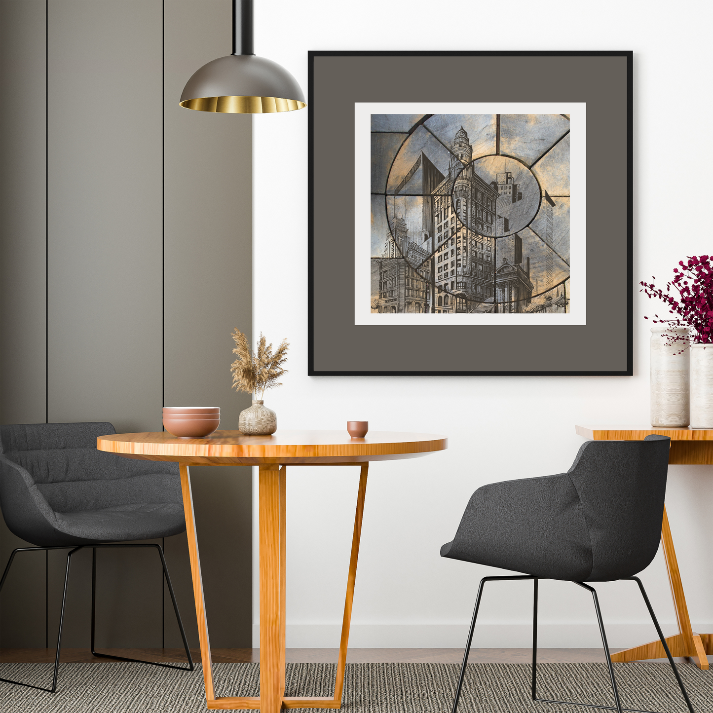 Cityscape Square Poster