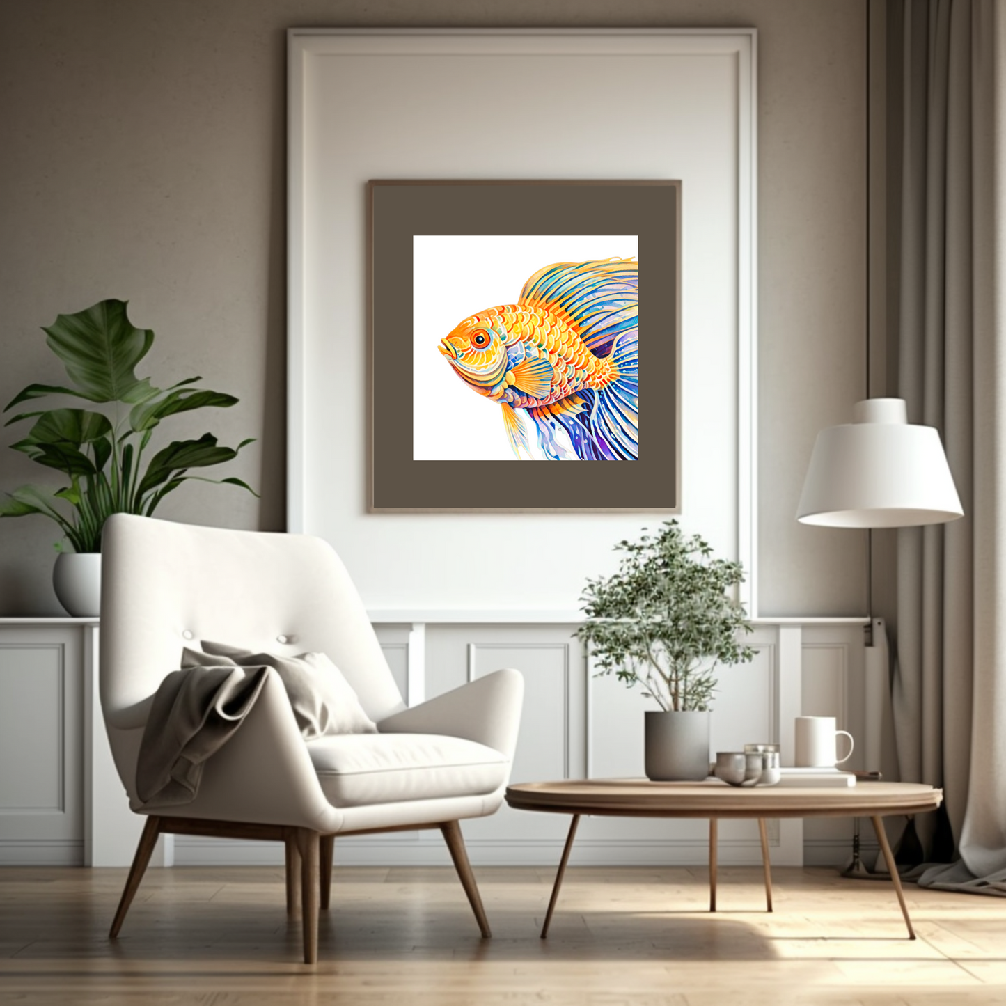 Fanciful Fish Poster