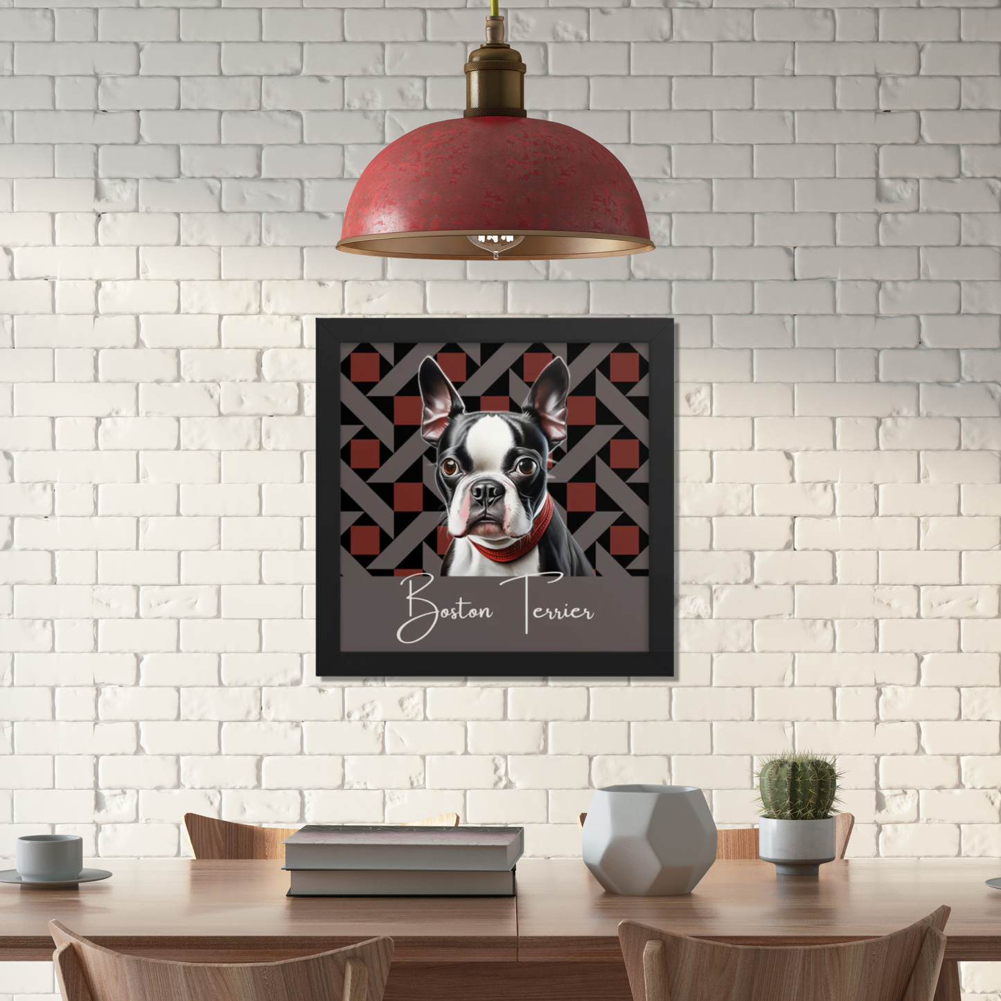 Boston Terrier Framed poster