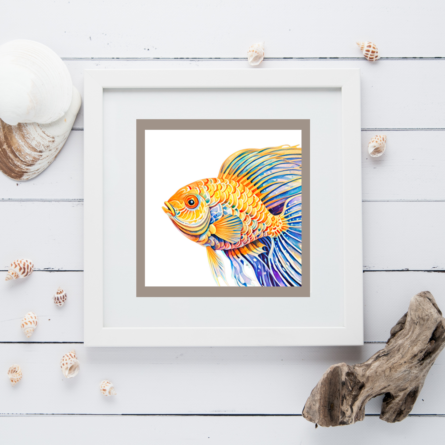 Fanciful Fish Poster