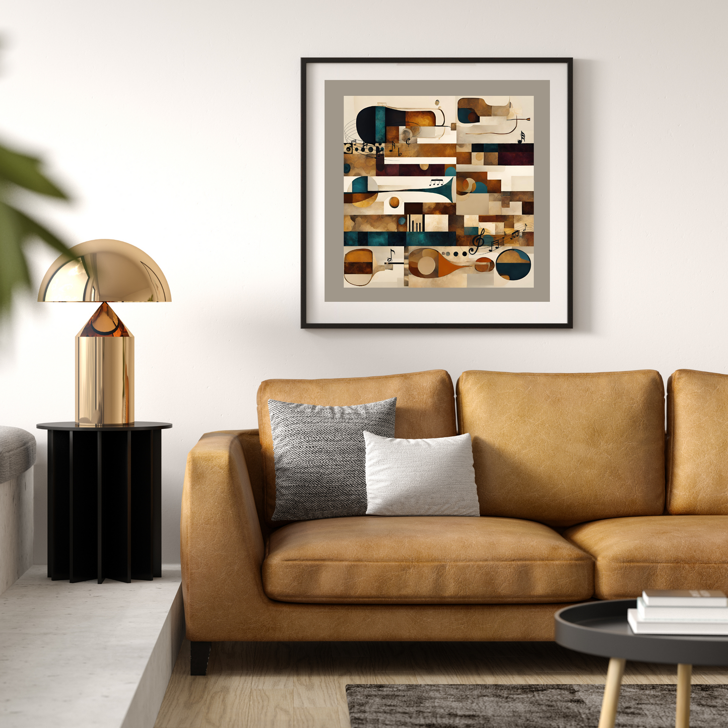 Jazz Mood Abstract Art Poster