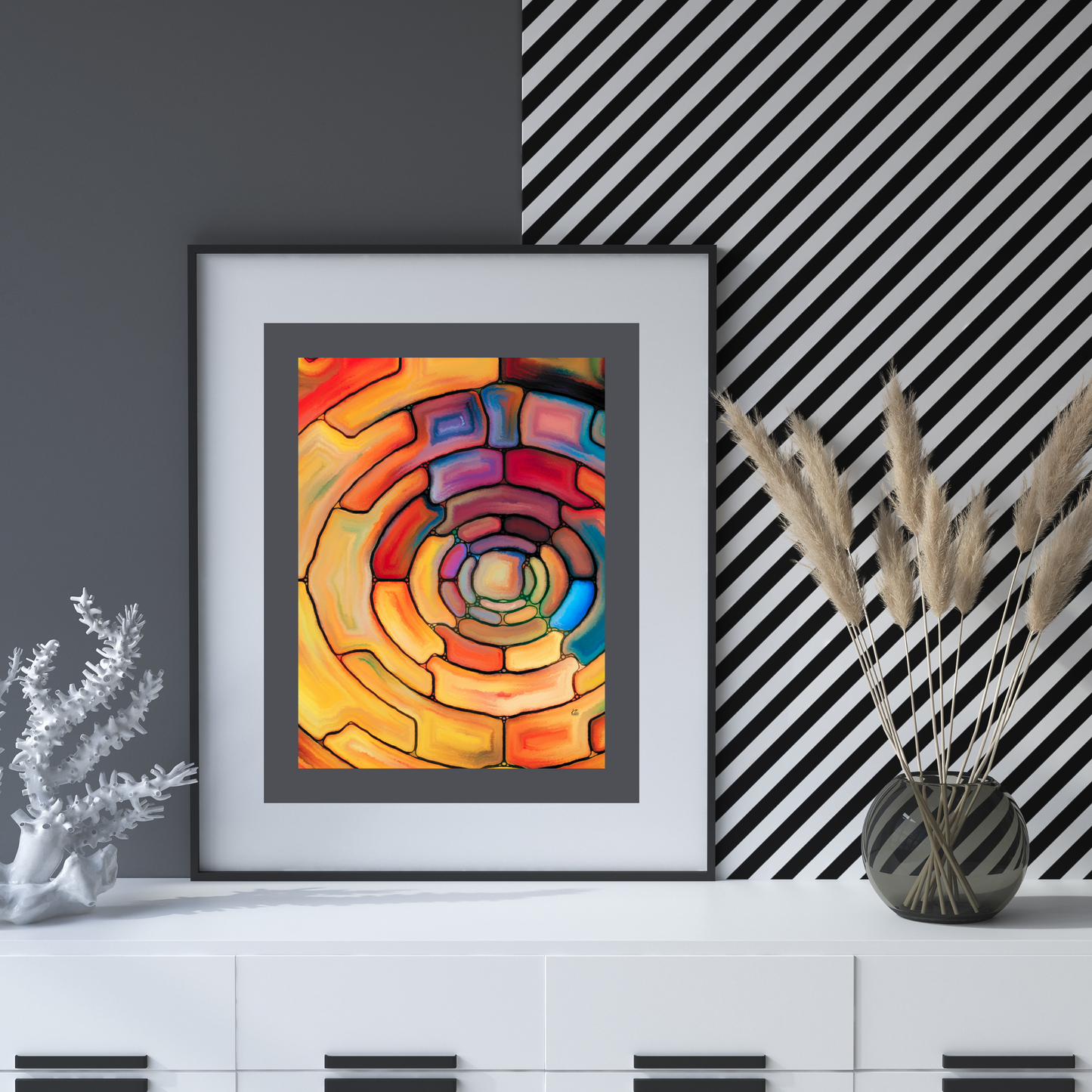 Portkey Abstract Art Poster