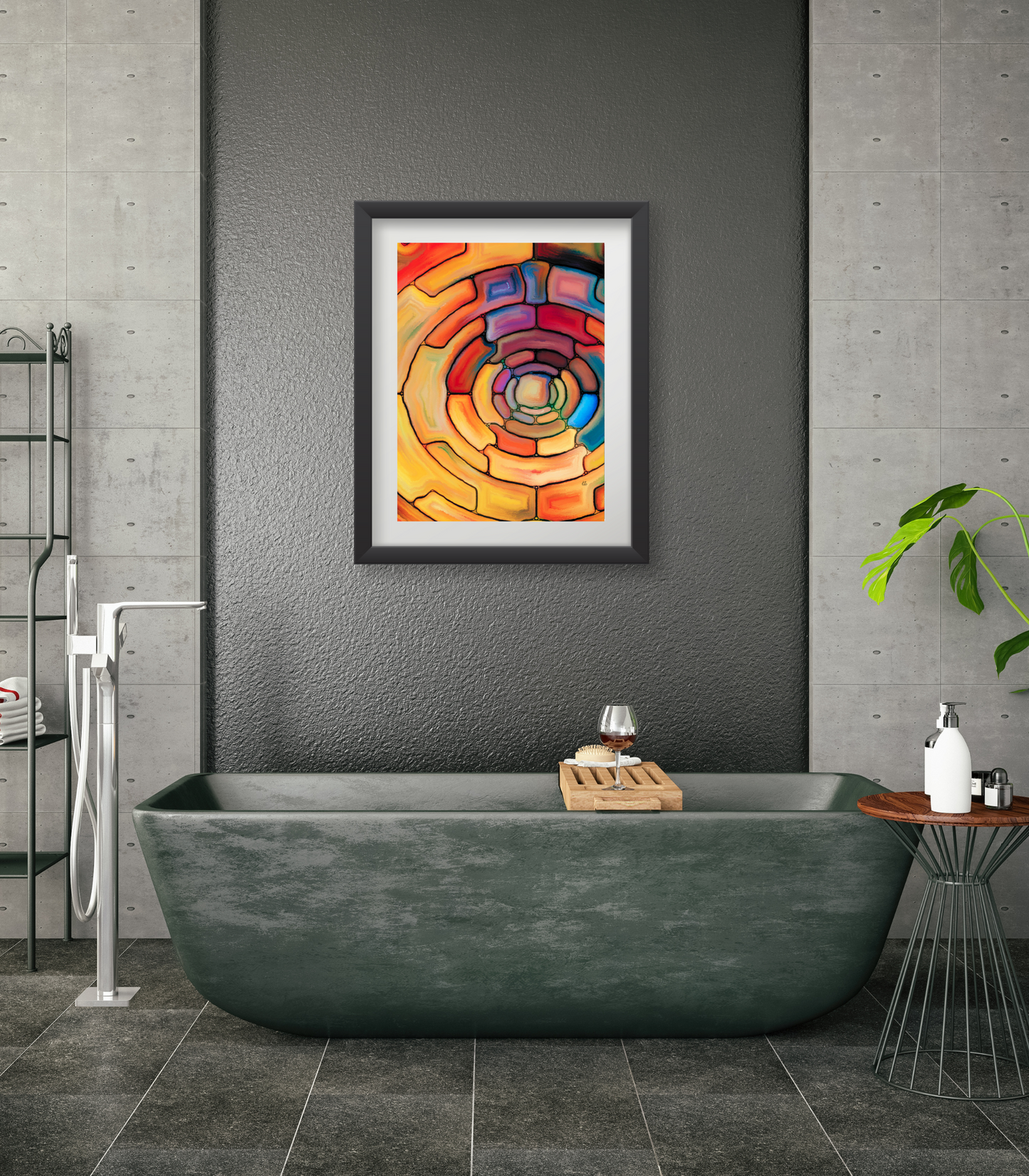 Portkey Abstract Art Poster