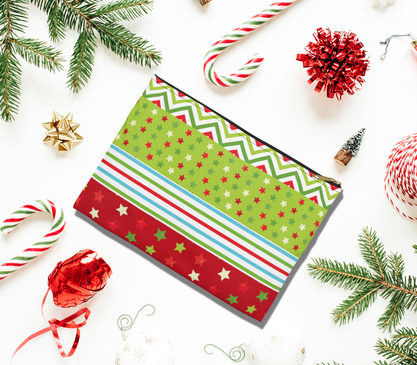 Snappy Holiday Accessory Pouch