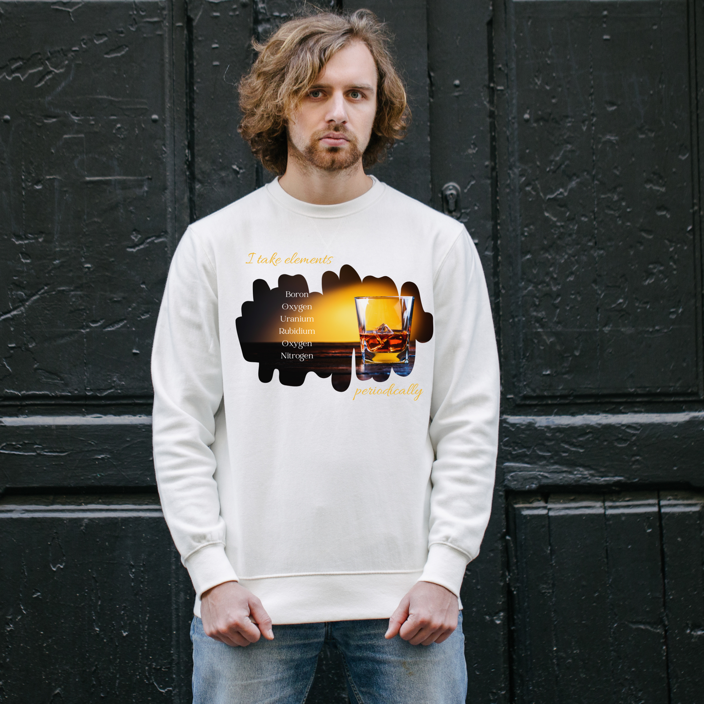 Bourbon Elements Unisex Heavy Blend™ Crewneck Sweatshirt