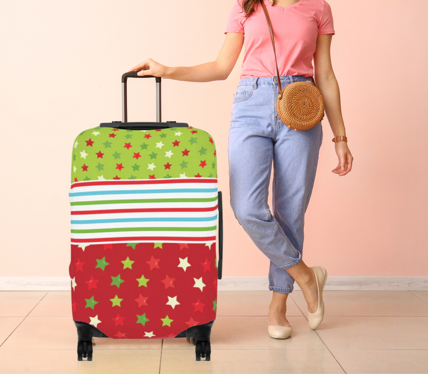 Snappy Holiday Luggage Cover