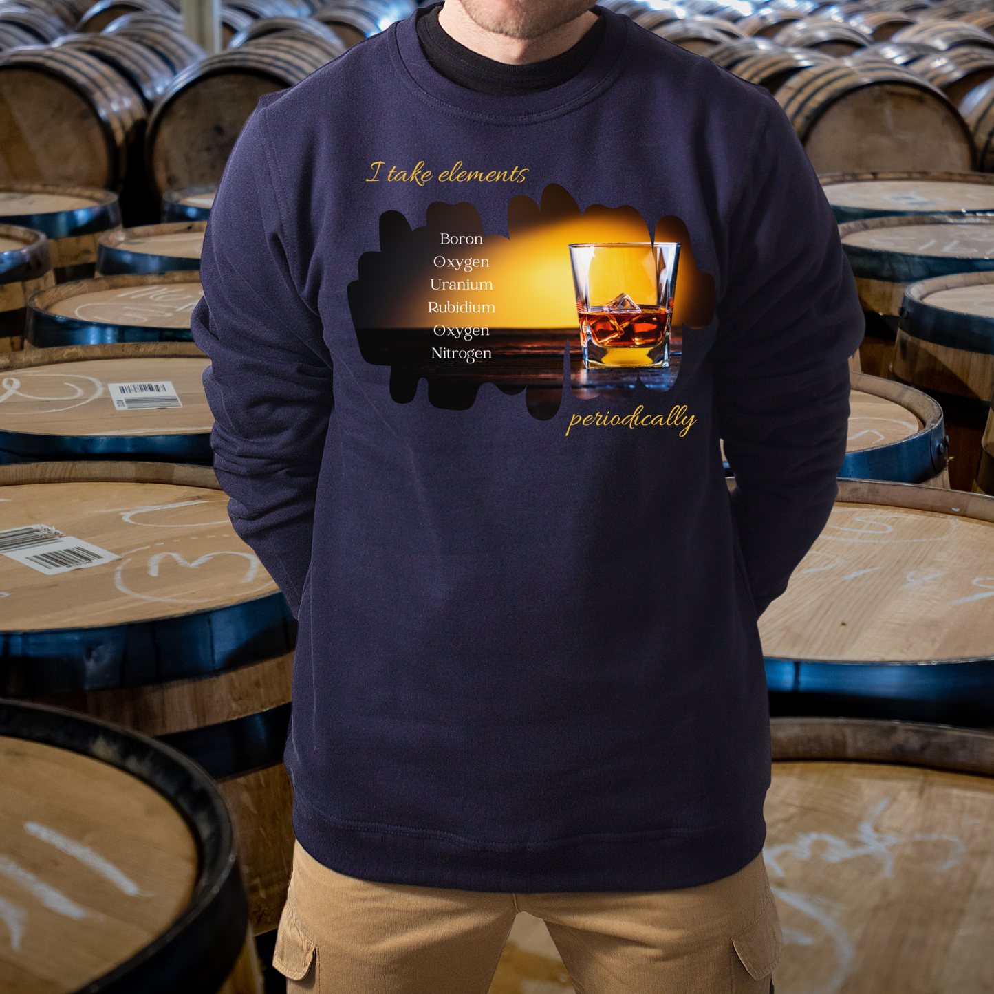 Bourbon Elements Unisex Heavy Blend™ Crewneck Sweatshirt