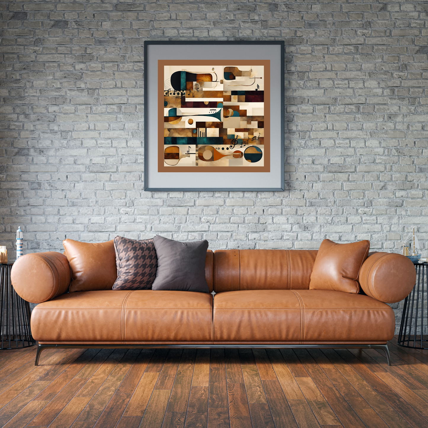 Jazz Mood Abstract Art Poster