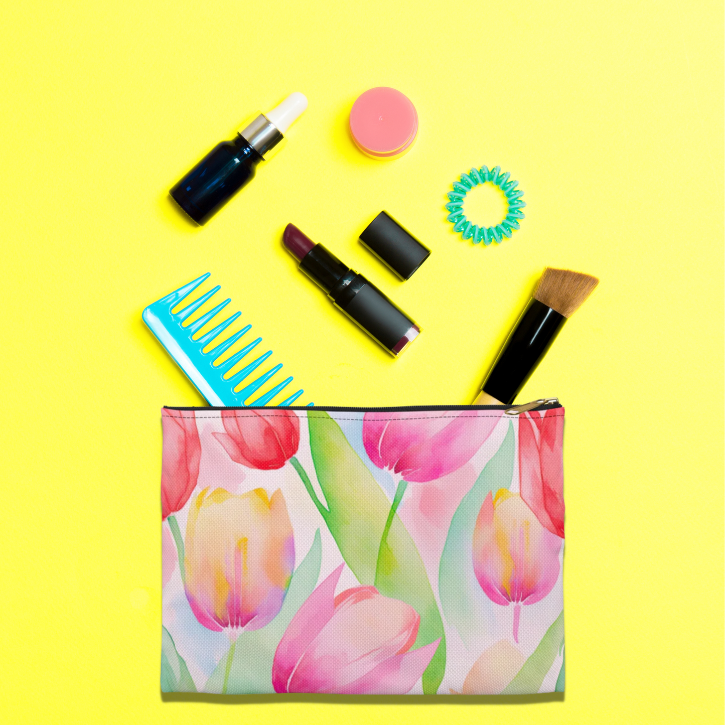 Through the Tulips Accessory Pouch