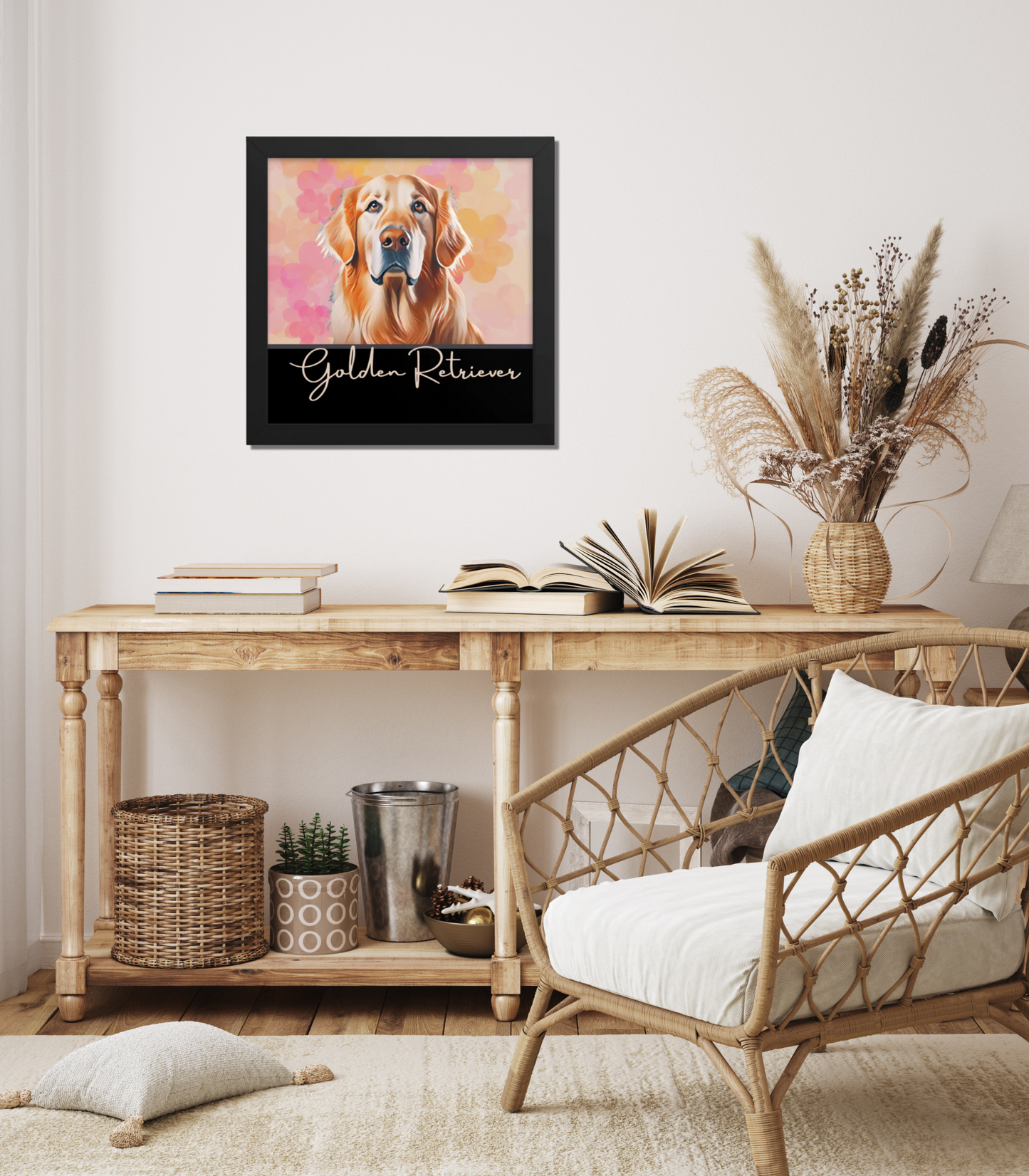 Golden Retriever Framed poster