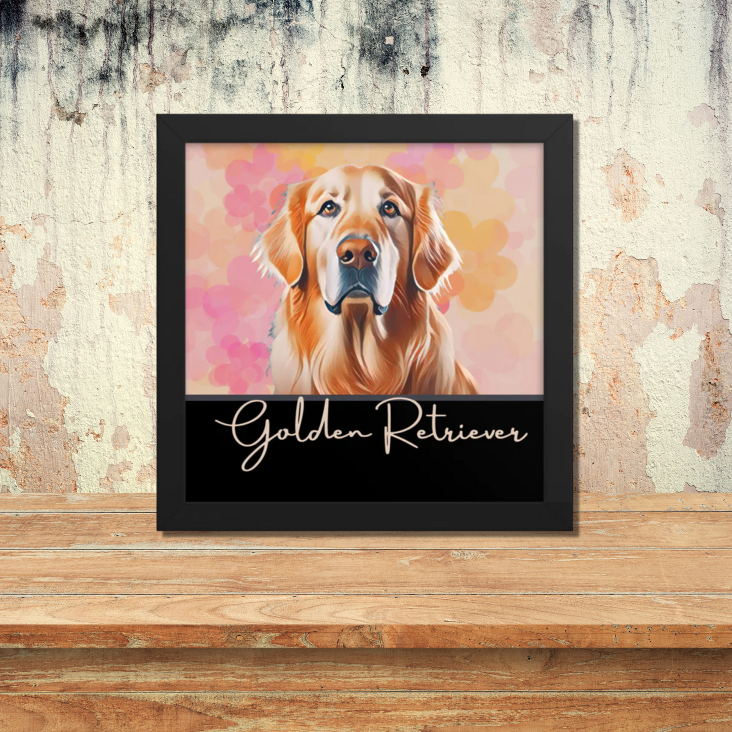 Golden Retriever Framed poster