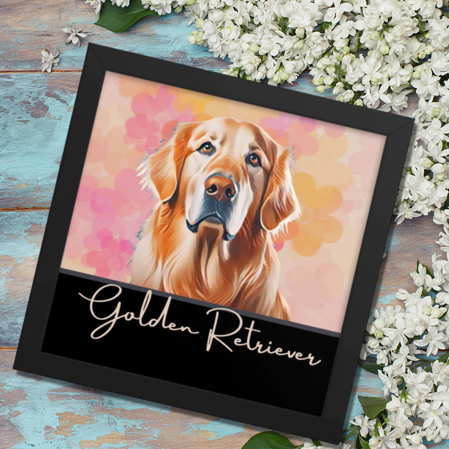 Golden Retriever Framed poster