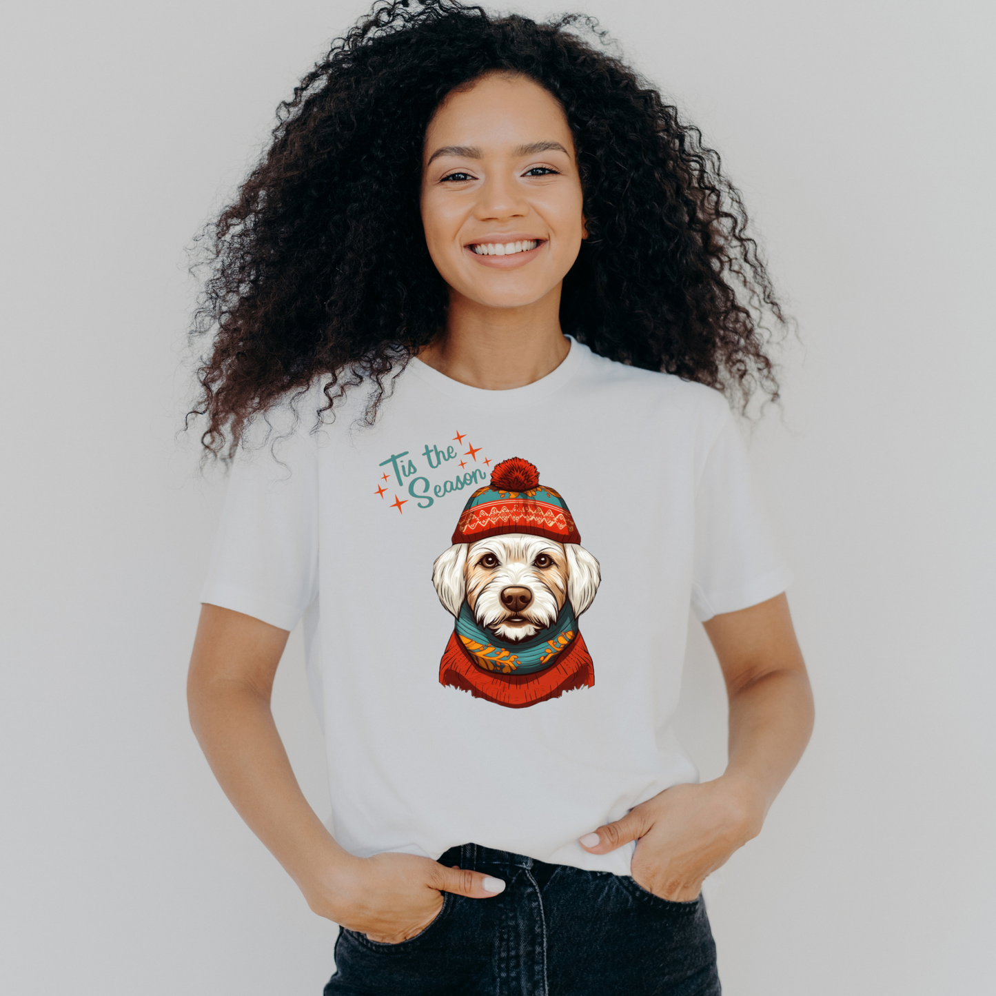 West Highland Terrier Tis the Season Unisex Jersey Short Sleeve Tee