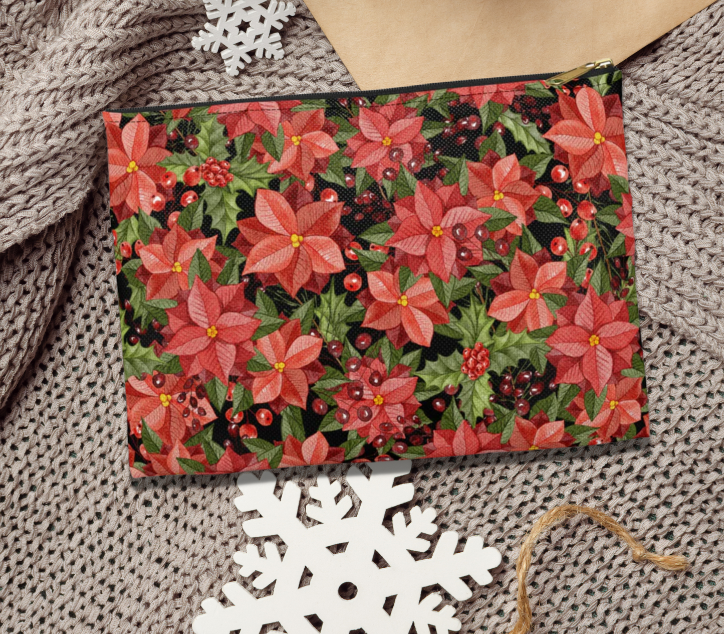 Bloomington Christmas Accessory Pouch