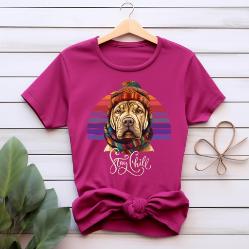 Stay Chill Shar Pei Unisex Jersey Short Sleeve Tee