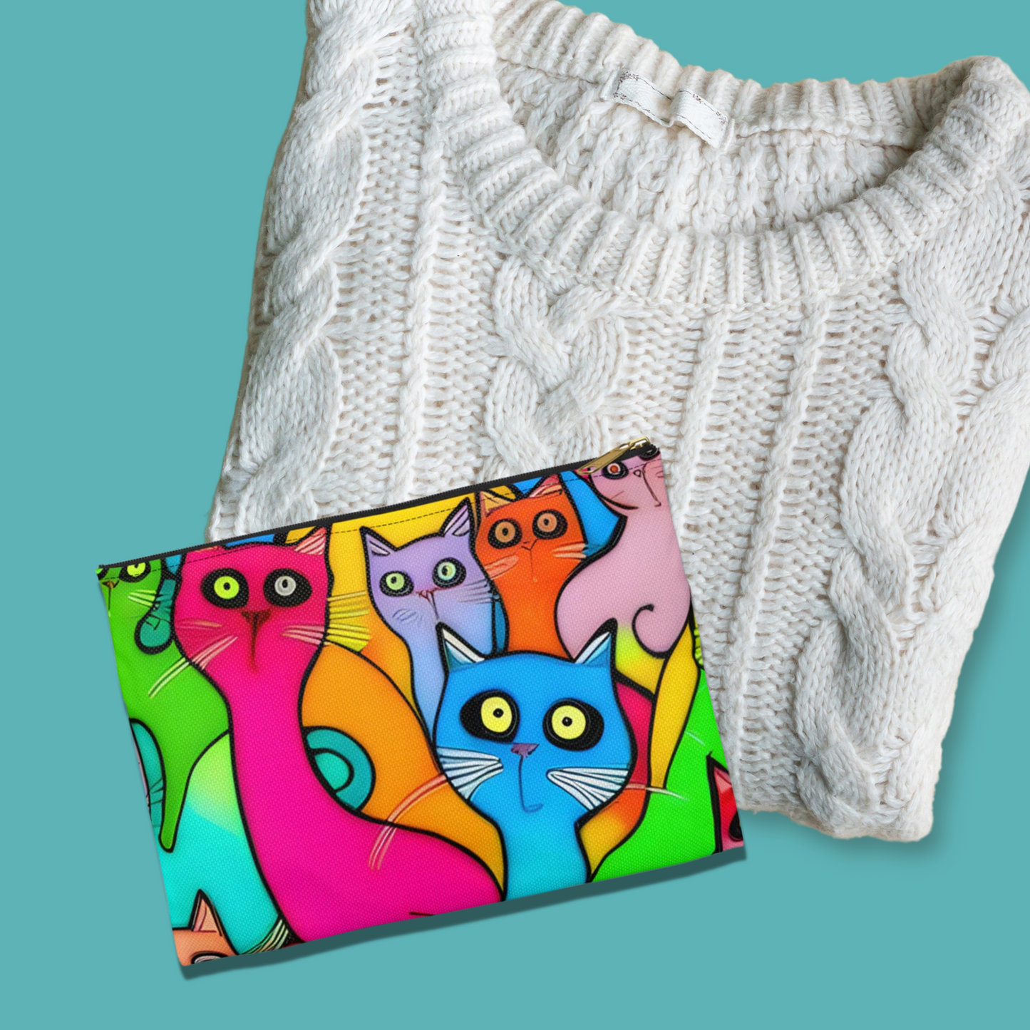 Cats By the Dozen Accessory Pouch