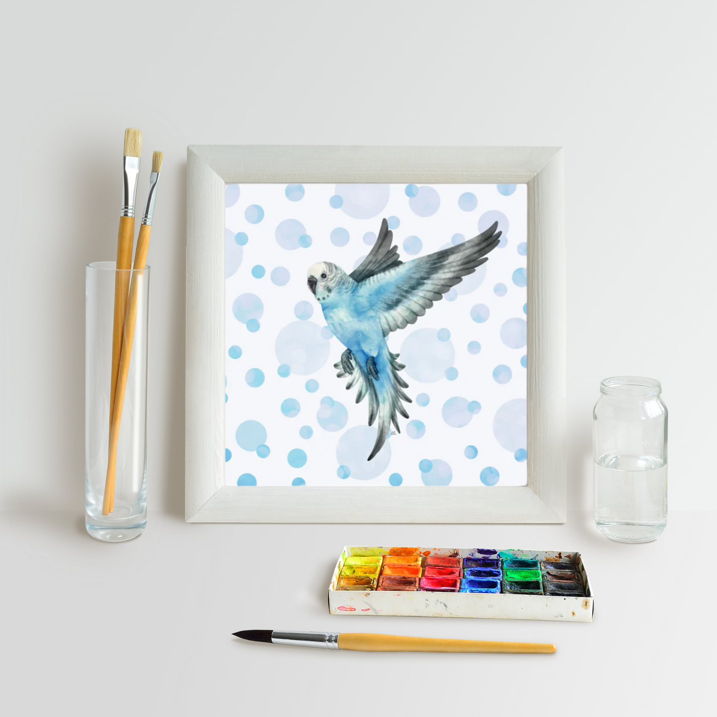 Budgie Parakeet Poster