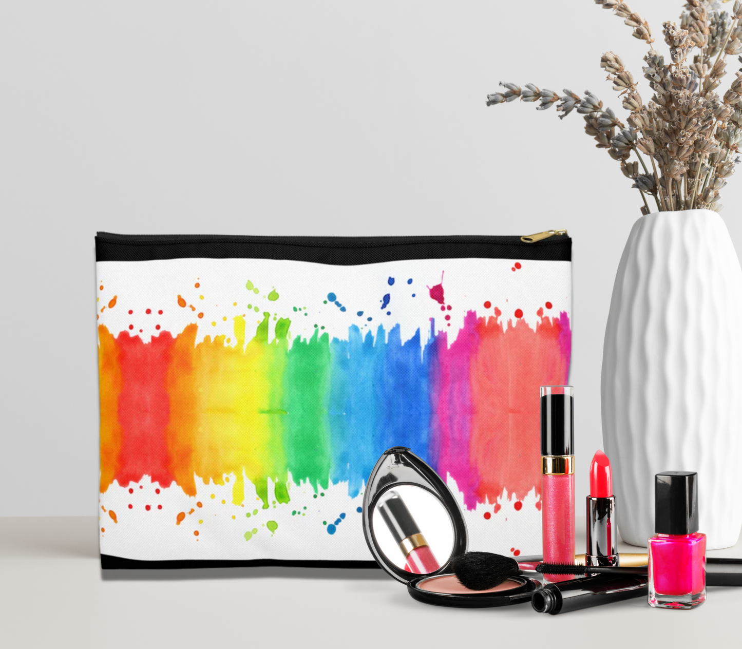 Rainbow Splash Accessory Pouch