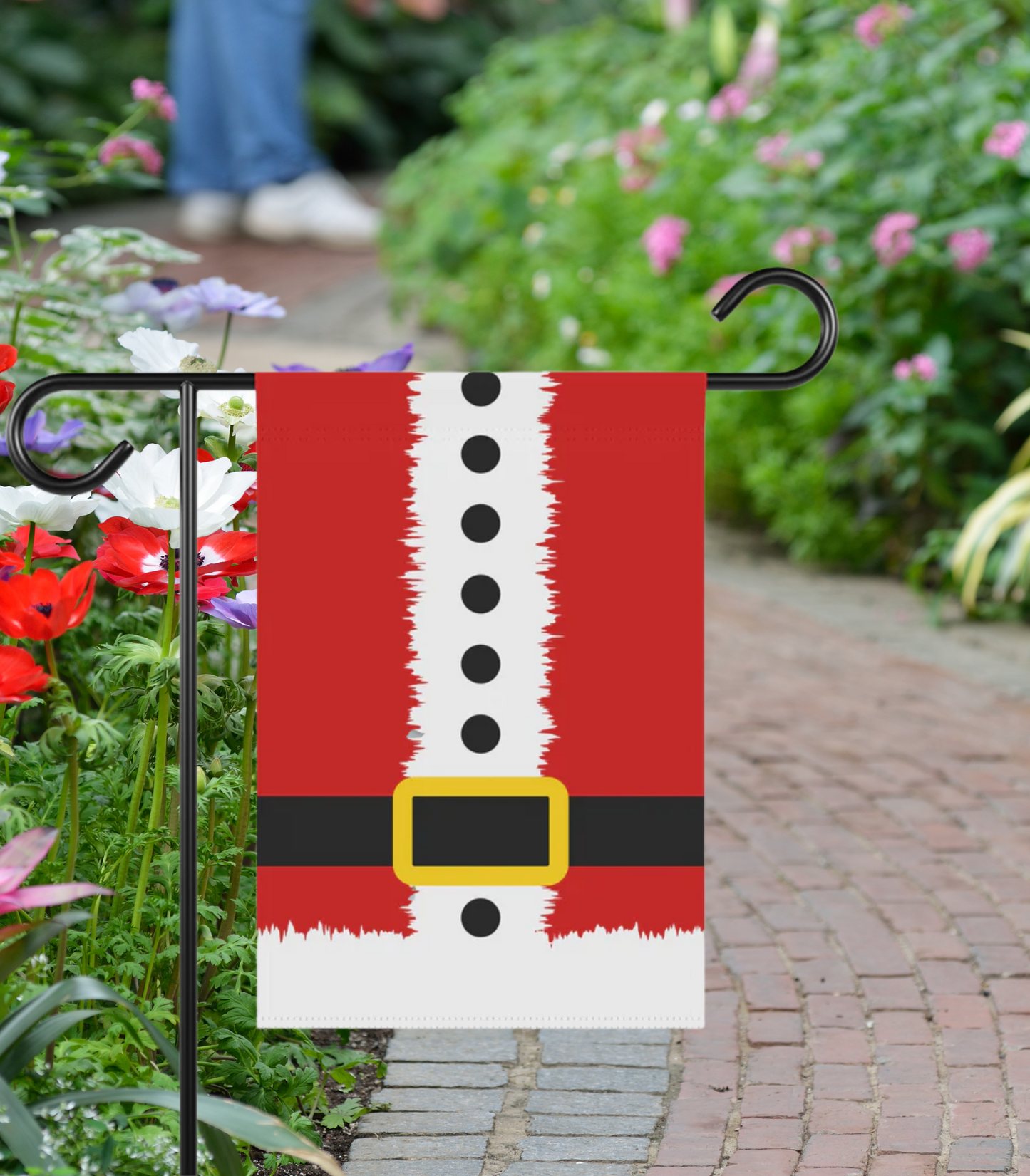 Santa Suit 2-Sided Garden & House Banner