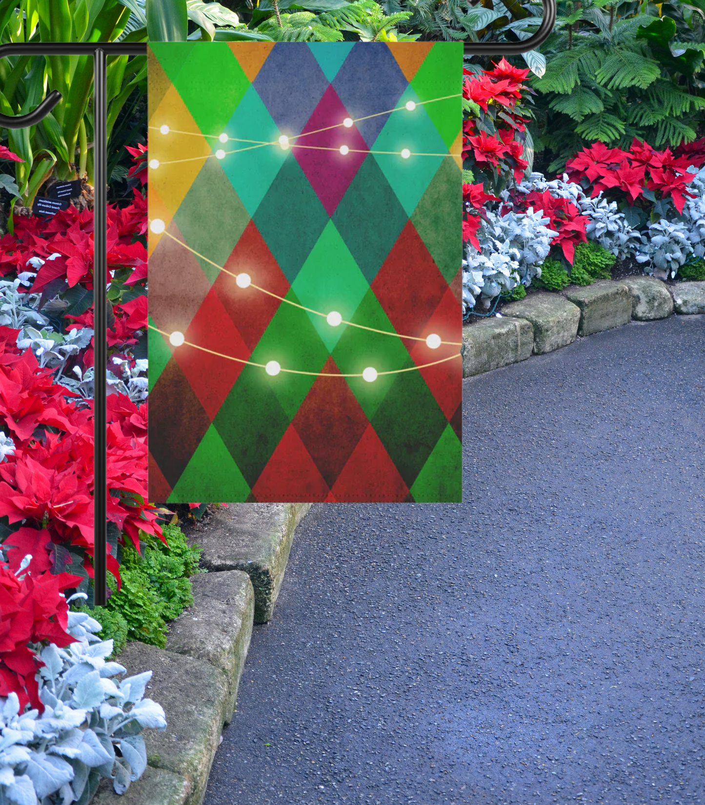 Festive 2-Sided Garden & House Banner