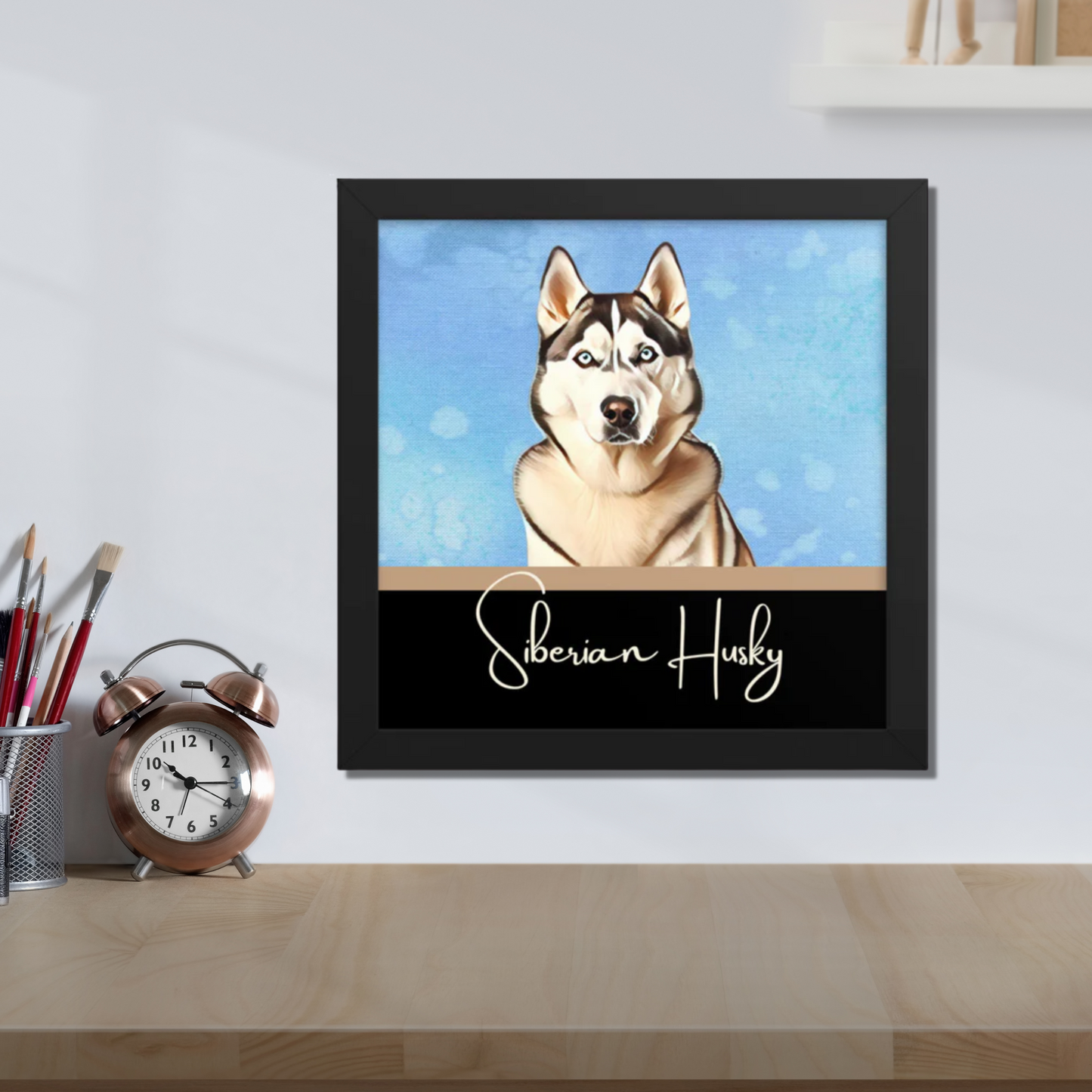 Siberian Husky Framed poster