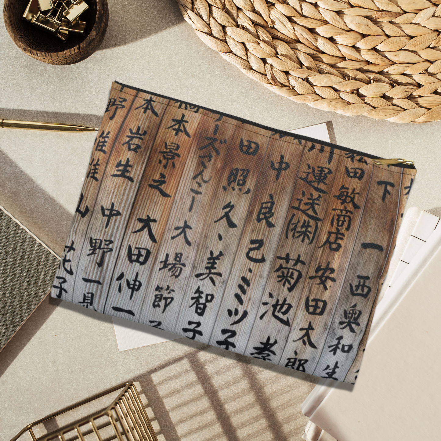 Kanji Accessory Pouch