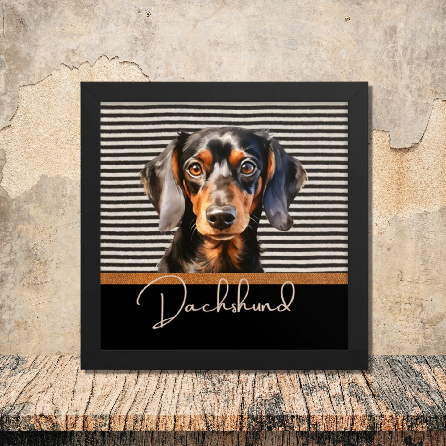 Dachshund Framed poster