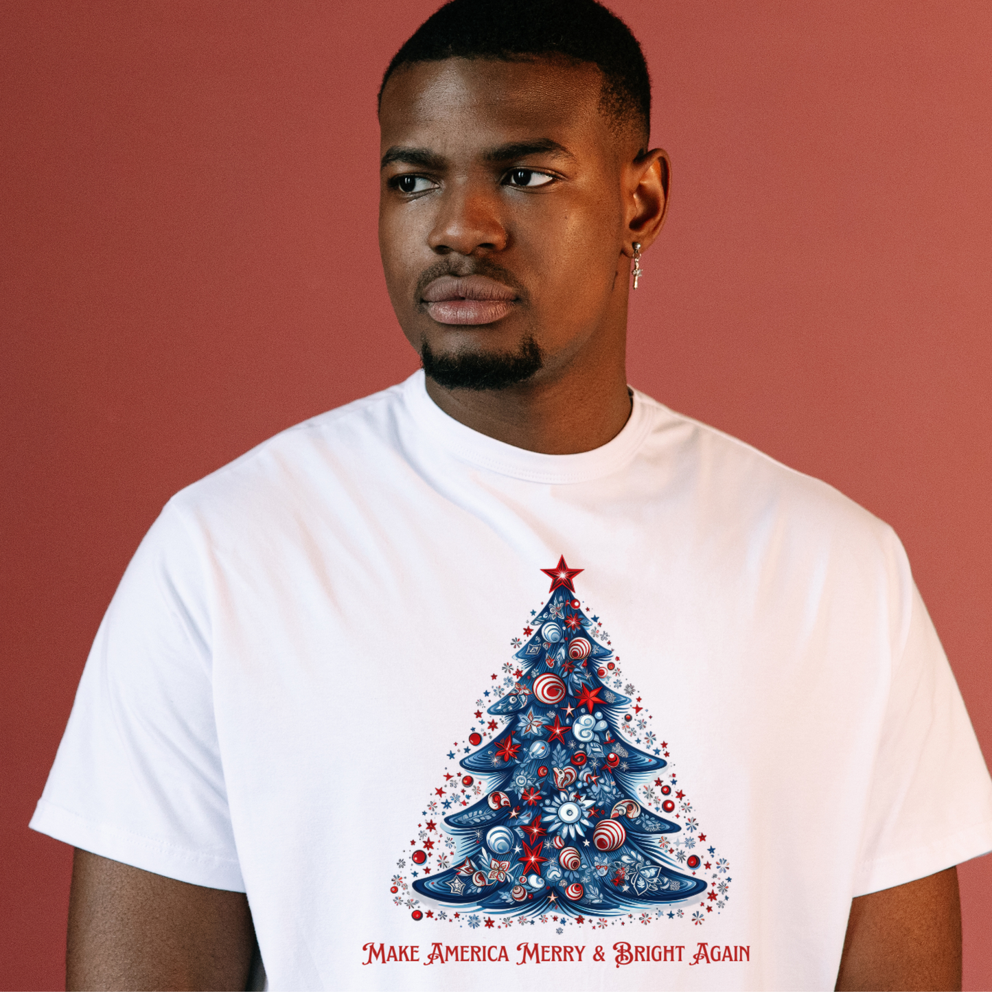 Make America Merry & Bright Again 2 Unisex Heavy Cotton Tee