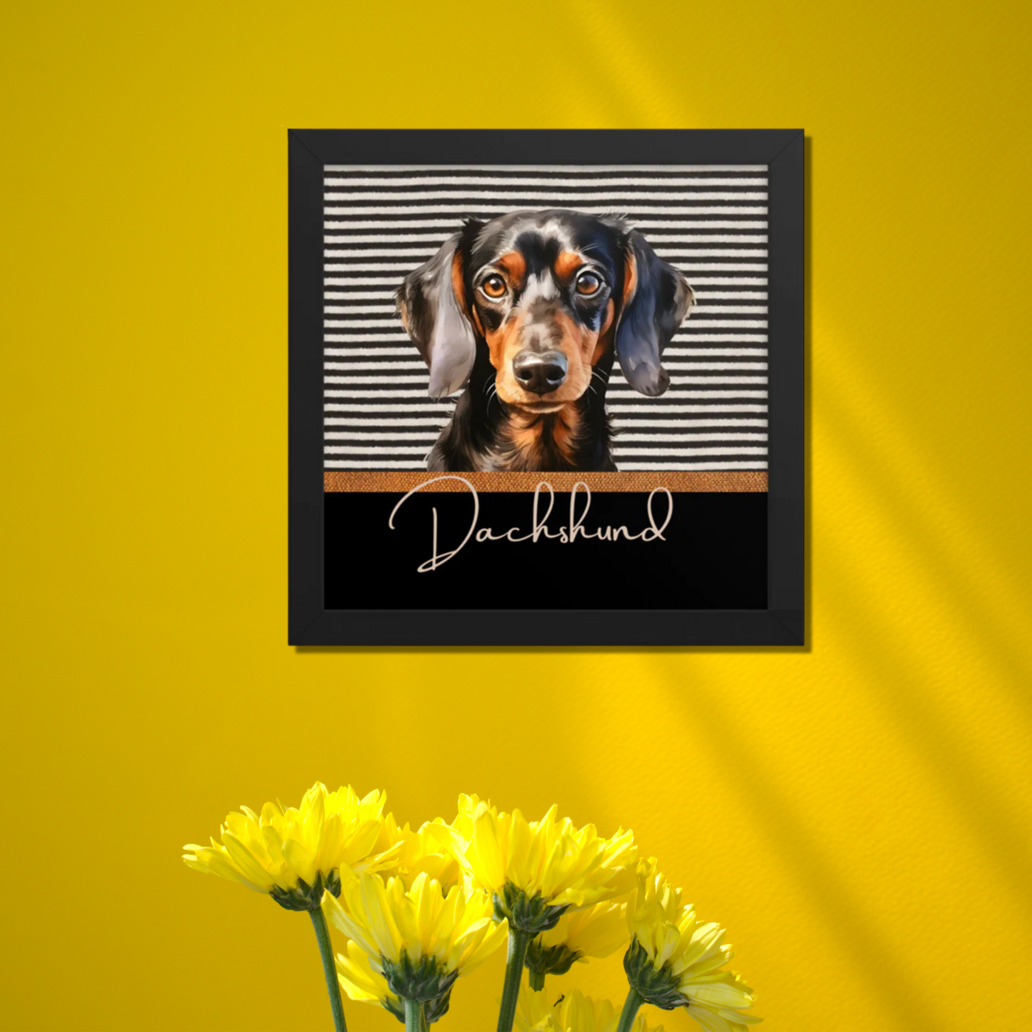 Dachshund Framed poster