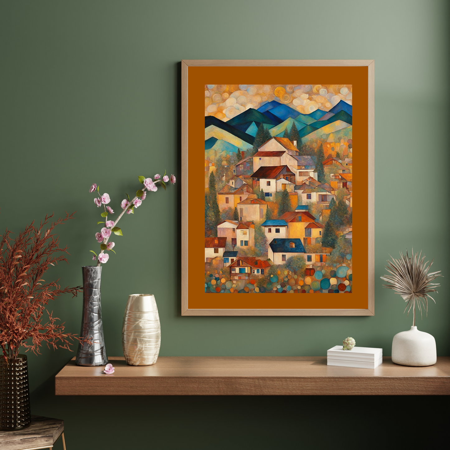 Mountain Town Poster