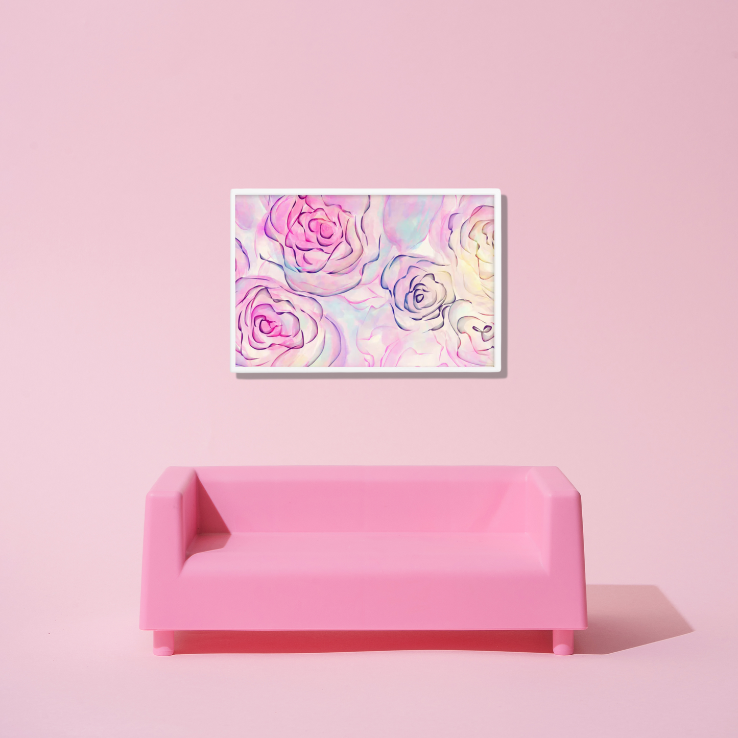 Daily Floral Abstract Framed poster