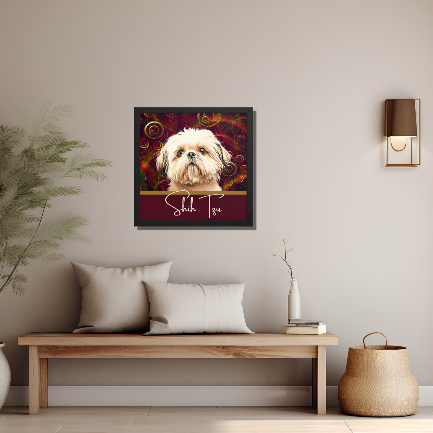 Shih Tzu Framed poster