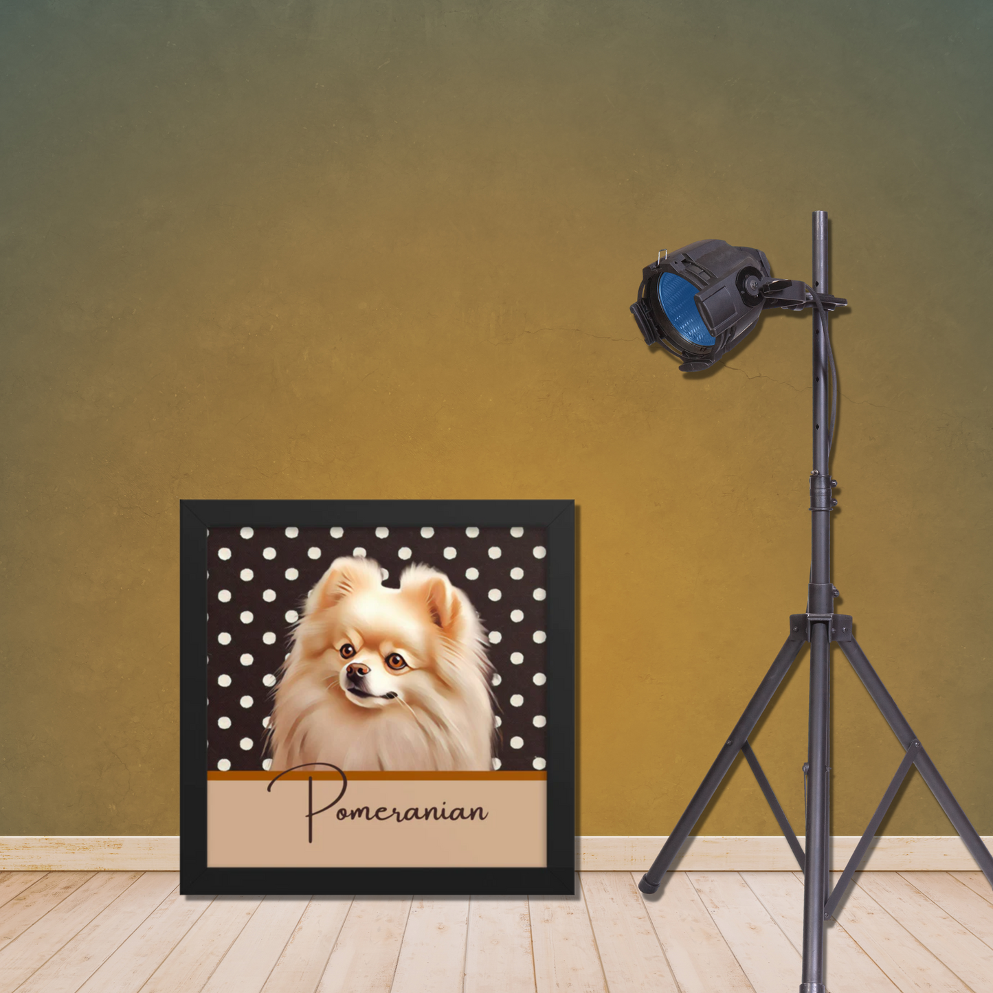 Pomeranian Framed poster