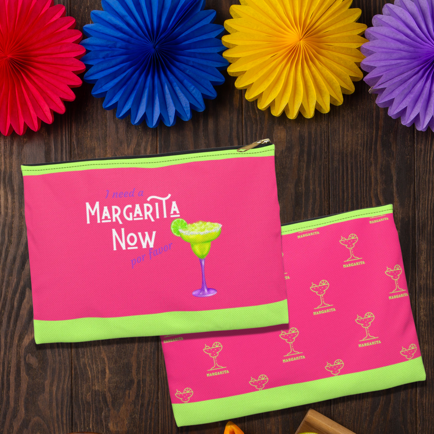 Margarita Now Por Favor Accessory Pouch