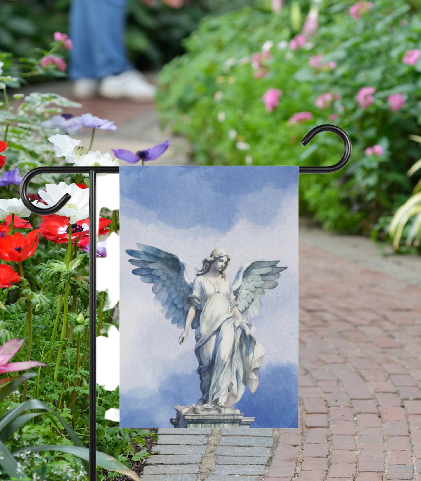 Sky Angel 2-Sided Garden & House Banner