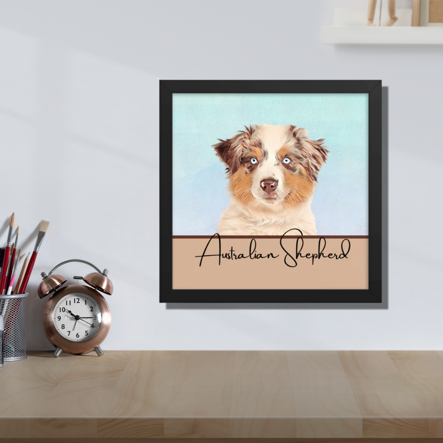 Australian Shepherd Framed poster