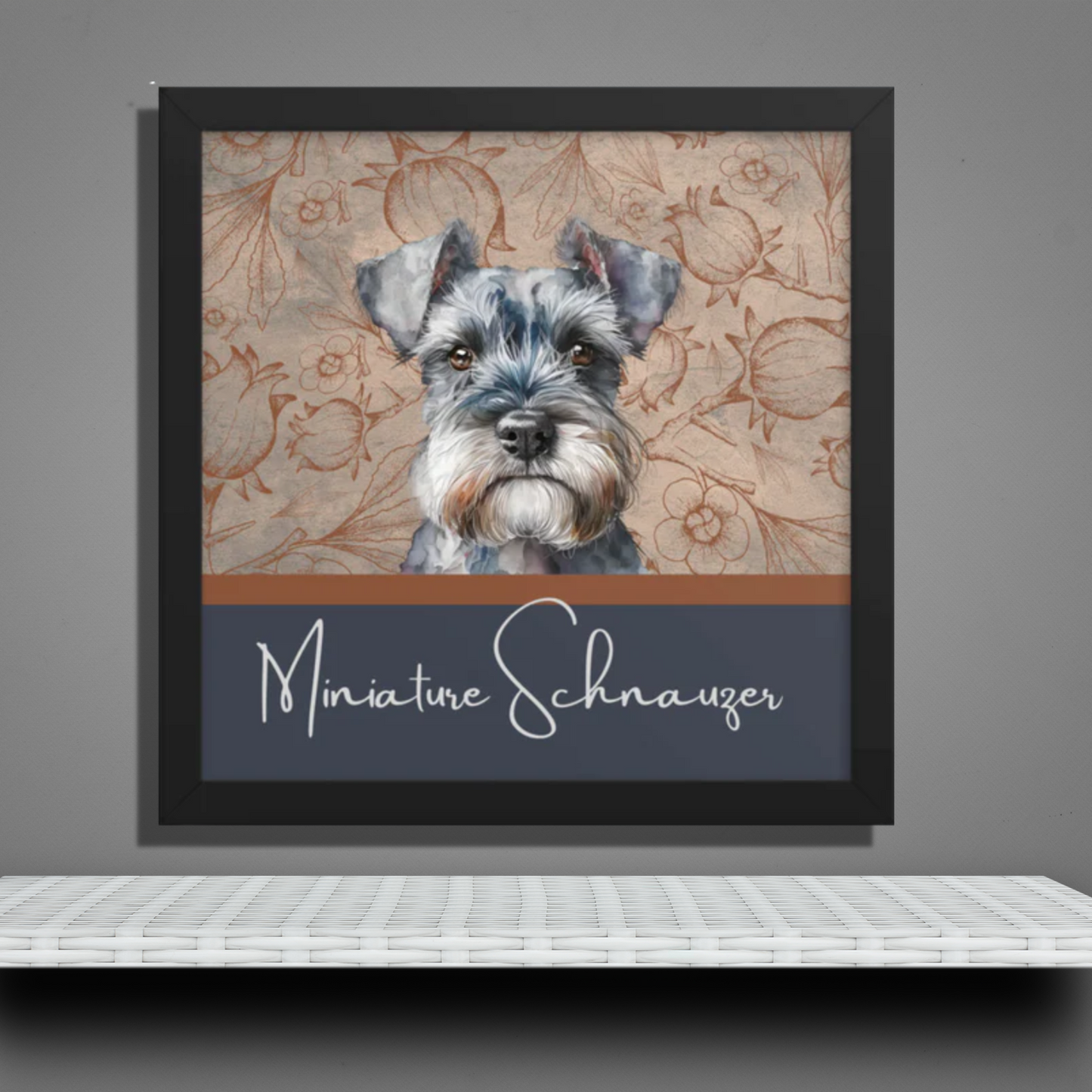 Miniature Schnauzer Framed poster