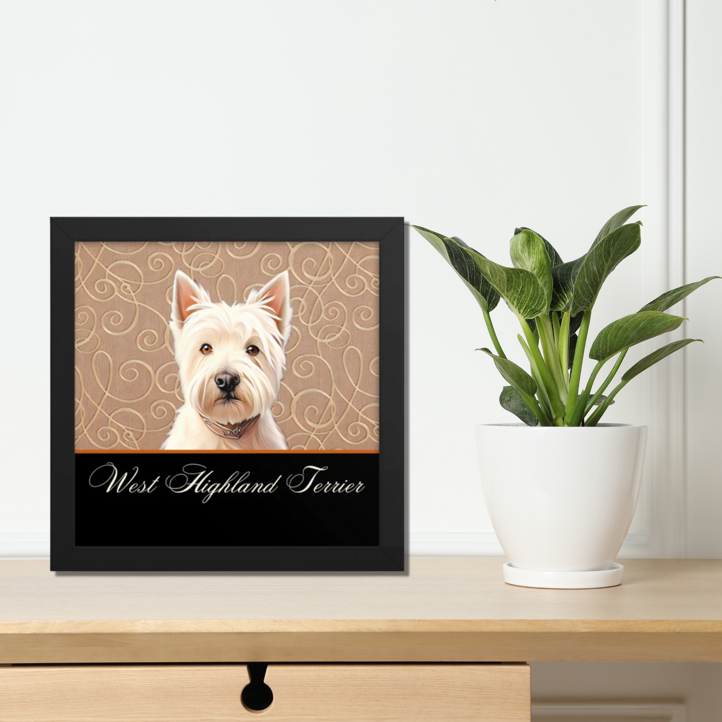 West Highland Terrier Framed poster