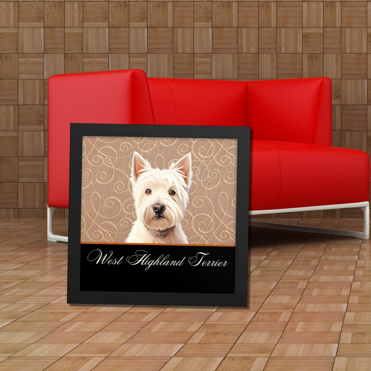 West Highland Terrier Framed poster