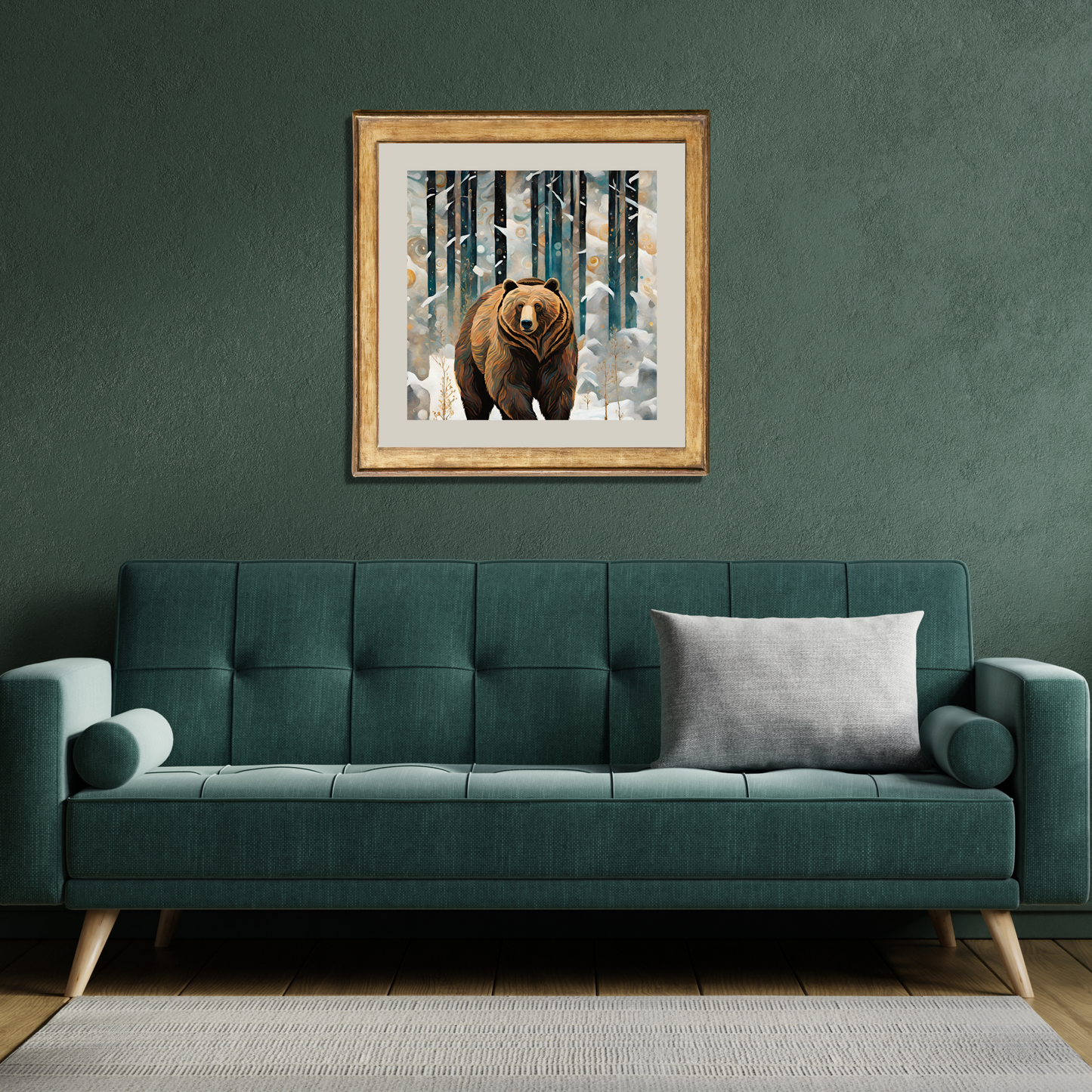 Golden Grizzly Poster