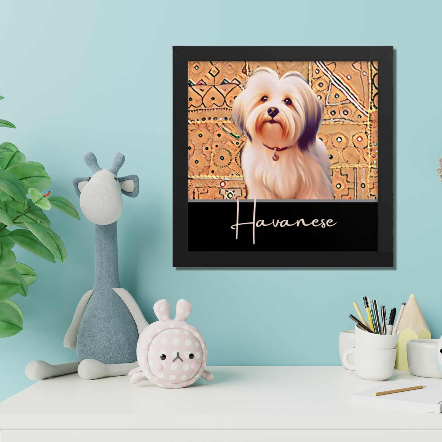 Havanese Framed poster