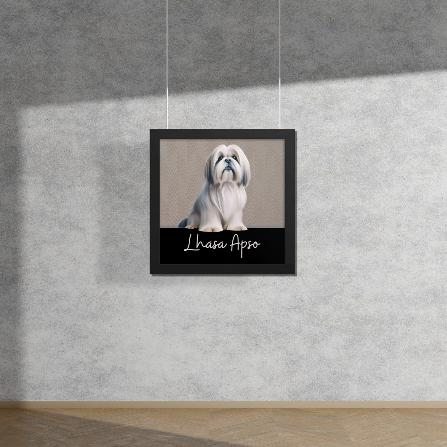 Lhasa Apso Framed poster