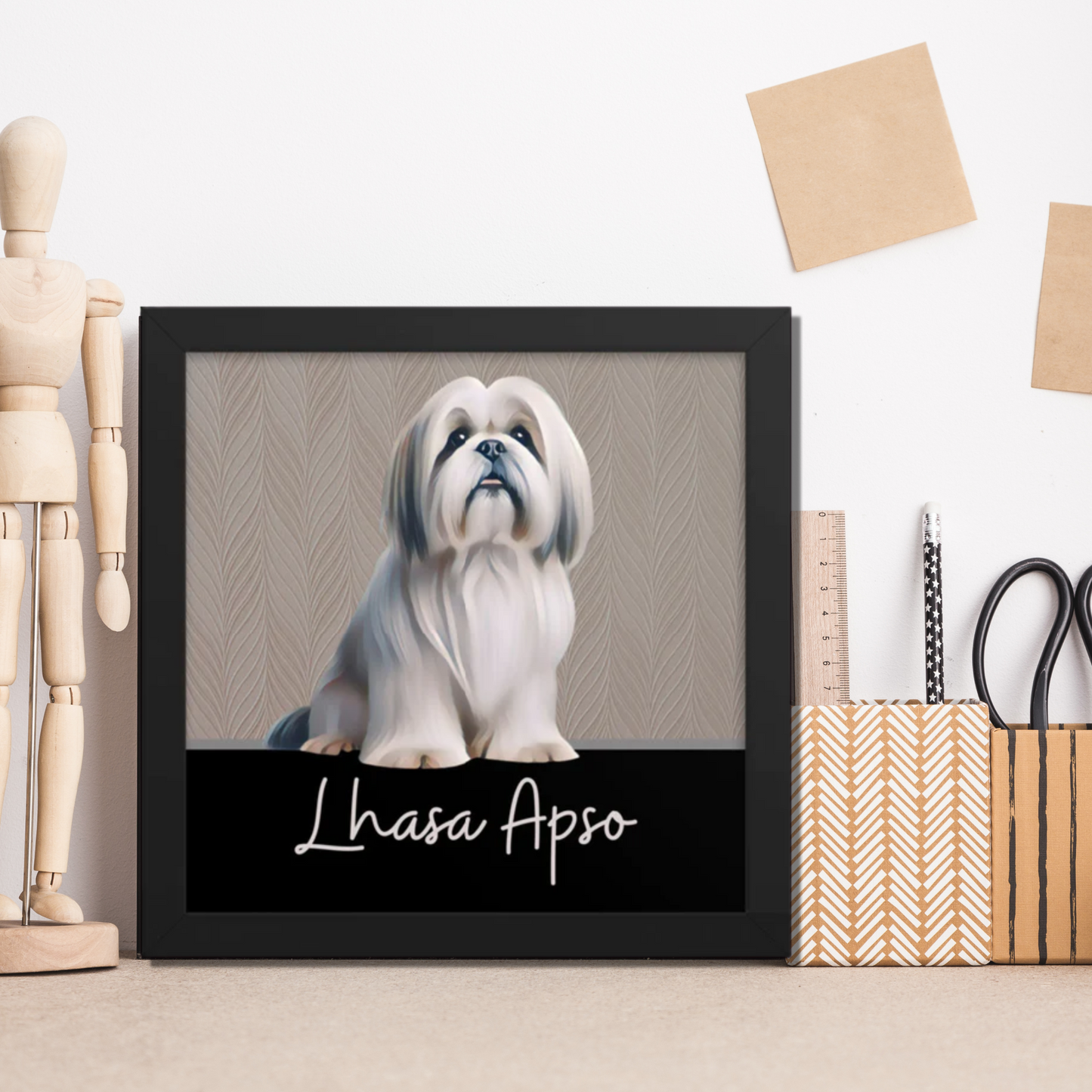 Lhasa Apso Framed poster