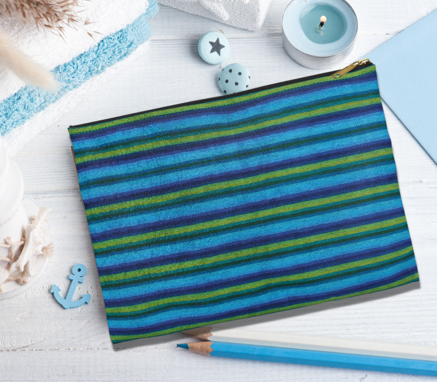 Beachy Accessory Pouch