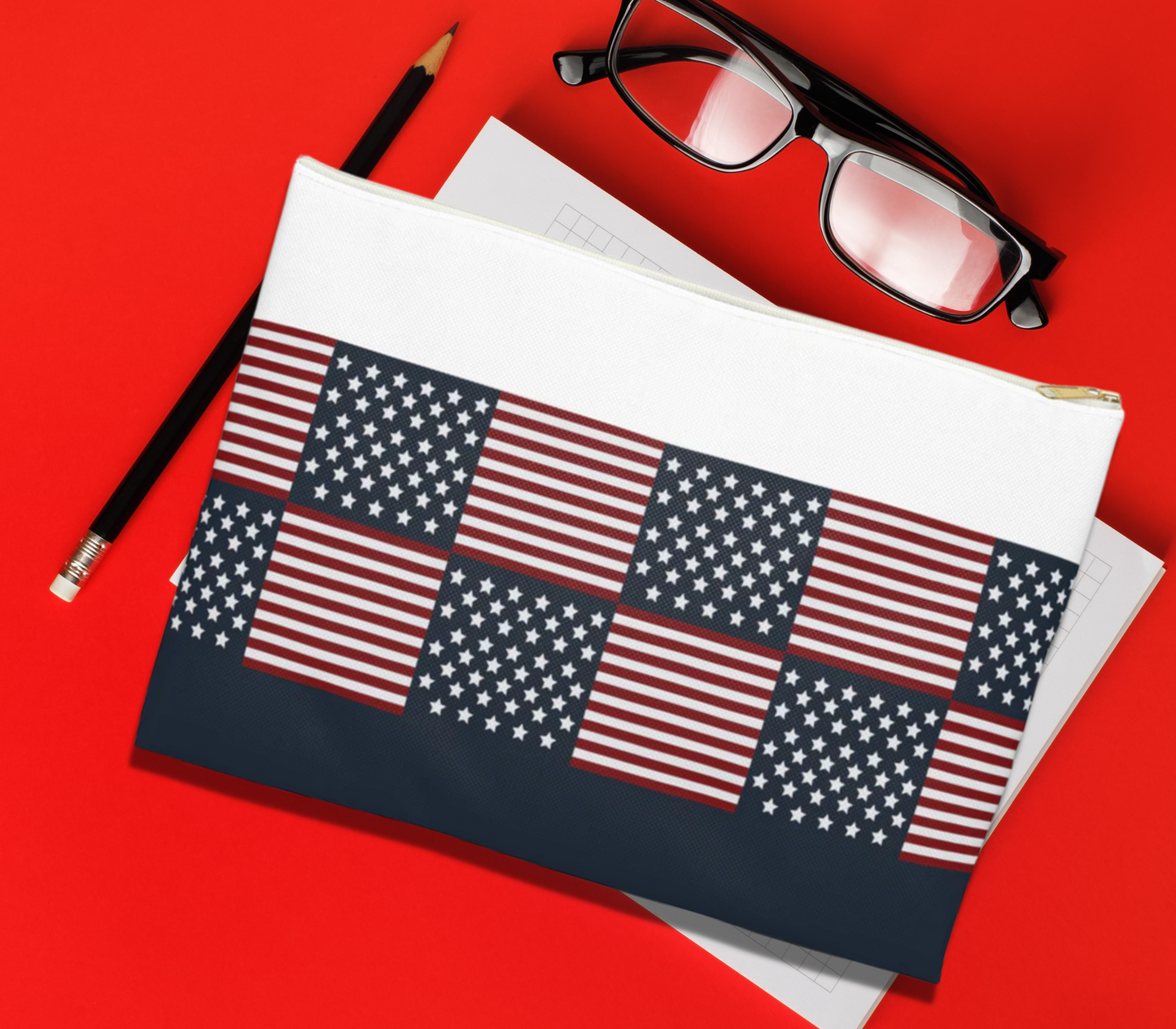 Patriotic Accessory Pouch