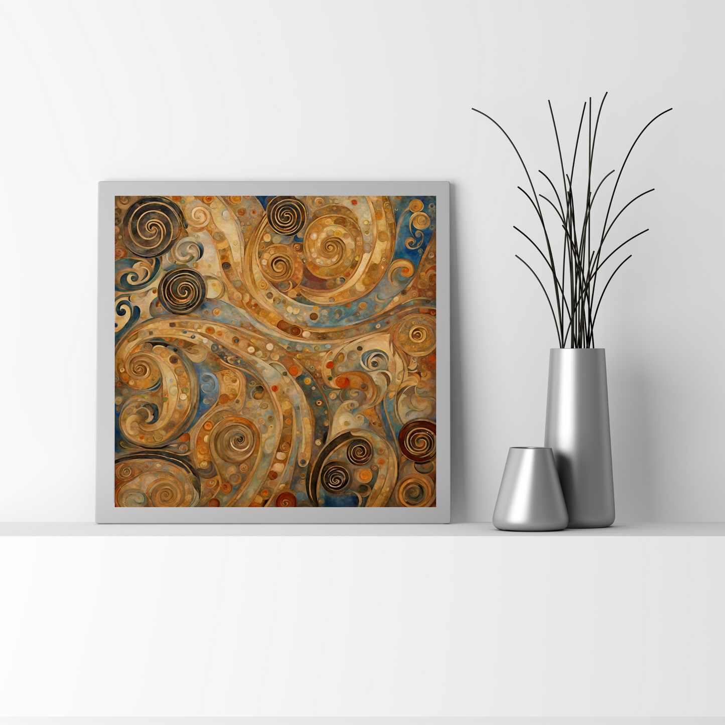 Moody Abstract Art Poster