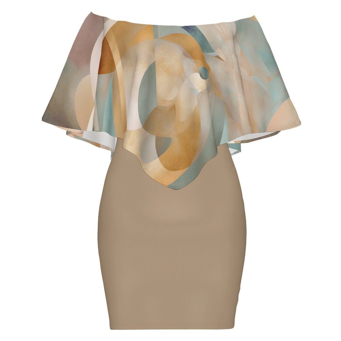 Tonnie Women's Off-shoulder Shawl Dress