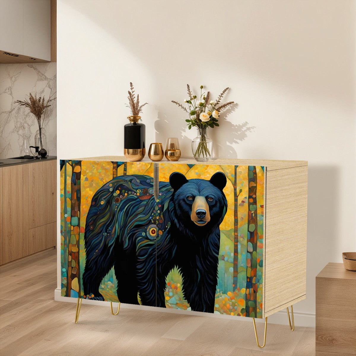 Wooden Storage Cabinet