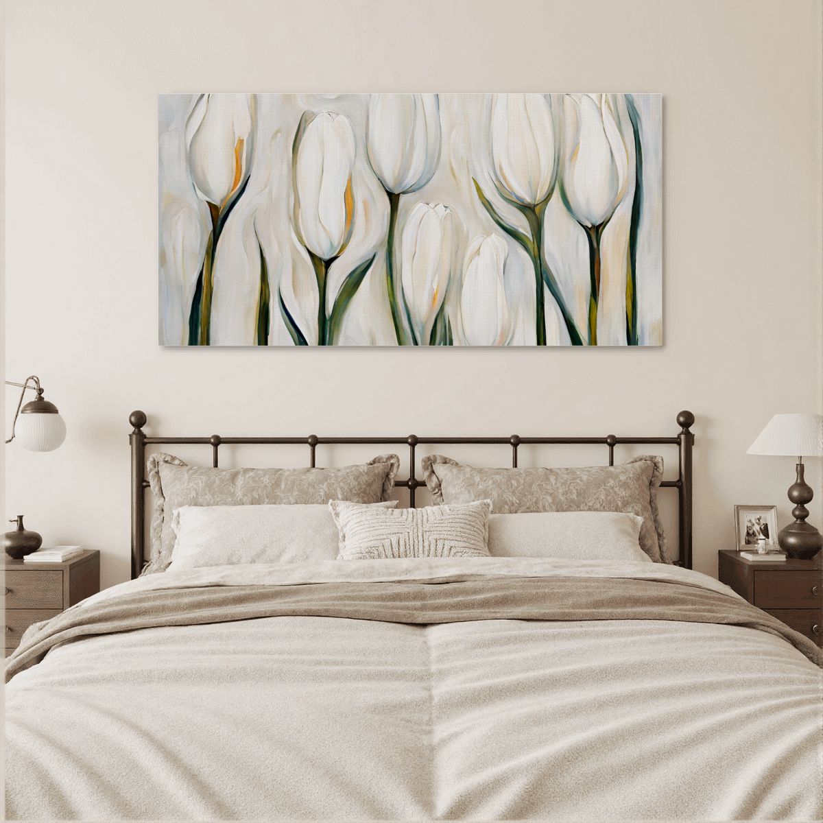 60" x 30" Printed Canvas Fabric Wall Art - No Frame (Made in USA)